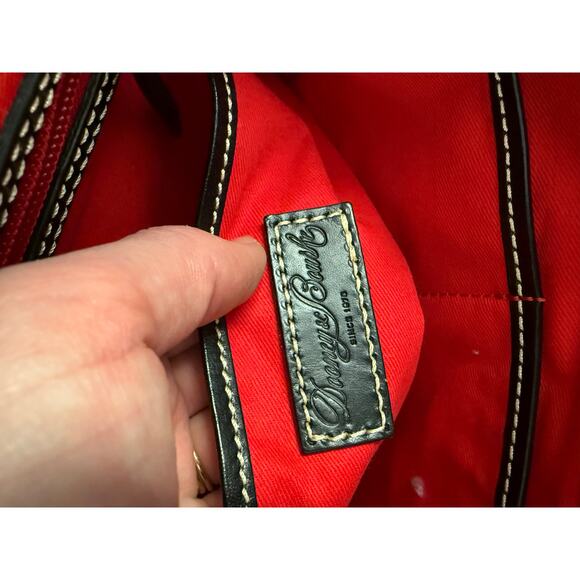 Dooney & Bourke Black Pebbled Leather Lexington Shoulder Tote Bag GS - Picture 5 of 7